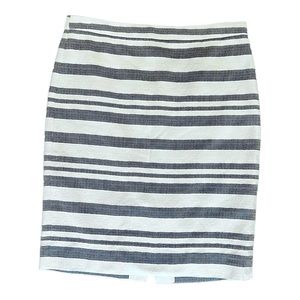 J crew Career Pencil Skirt Cotton Blend Lined Knee Length Size 0